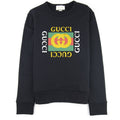 Gucci Crew Nick Logo Sweatshirt Black 1015