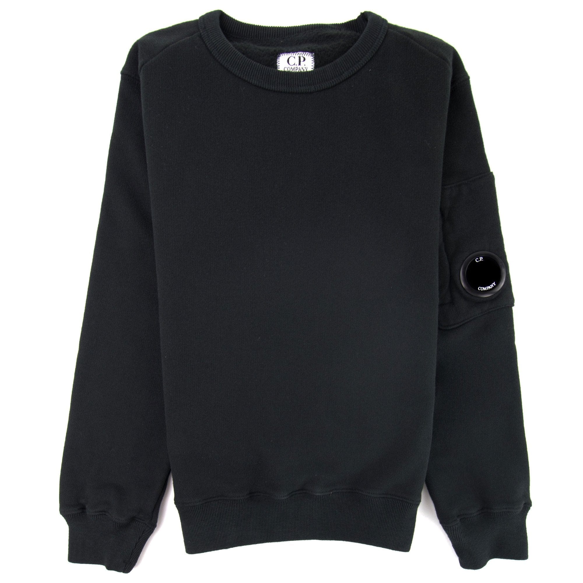 C.P. Company Undersixteen Lens Fleece Sweatshirt Black 999
