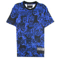 Versace Jeans Couture Logo Baroque Print T-shirt Blue