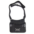 Versace Jeans Couture Motif Logo Crossbody Bag Black