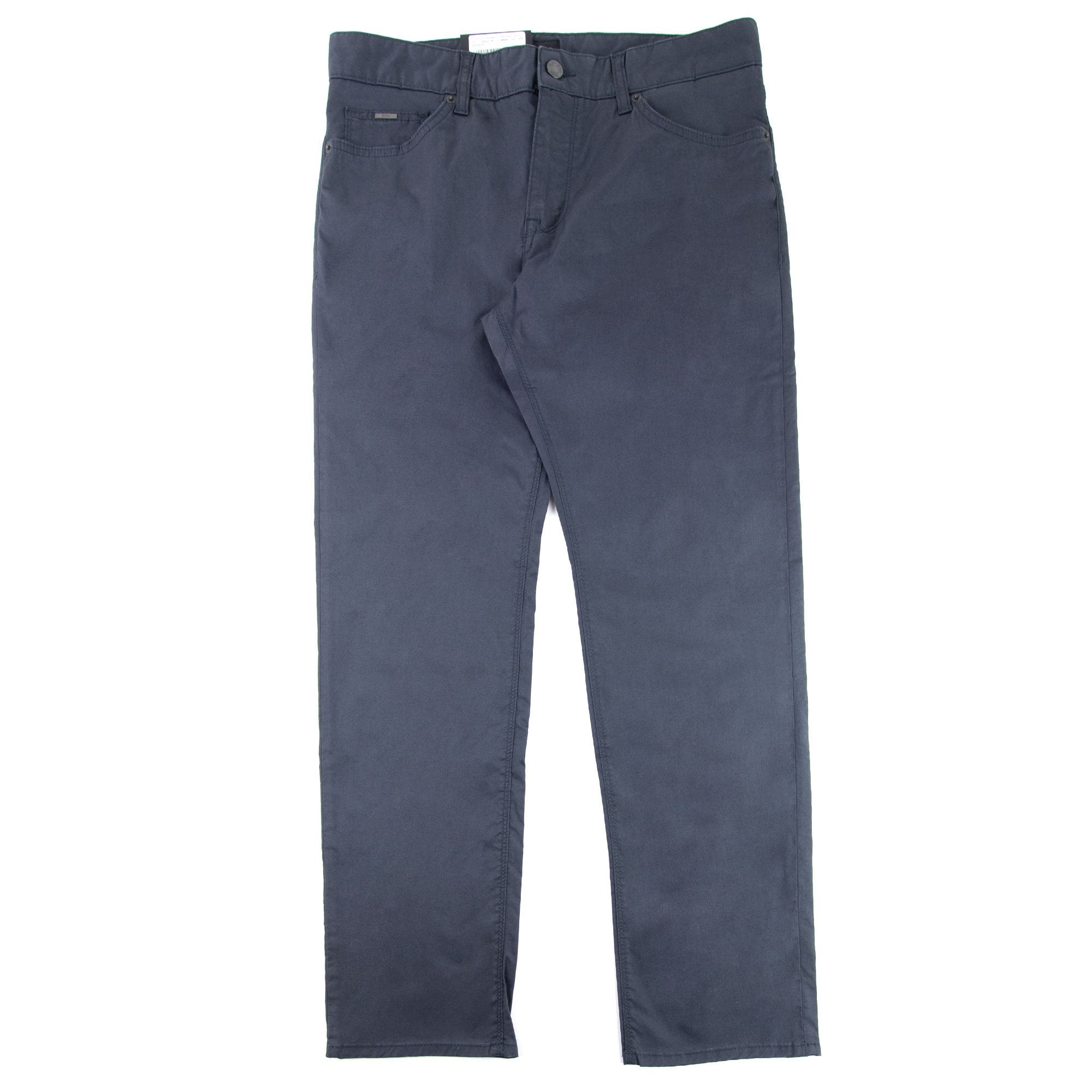 Hugo Boss Regular-fit Jeans In Washed Stretch Denim Dark Blue 402