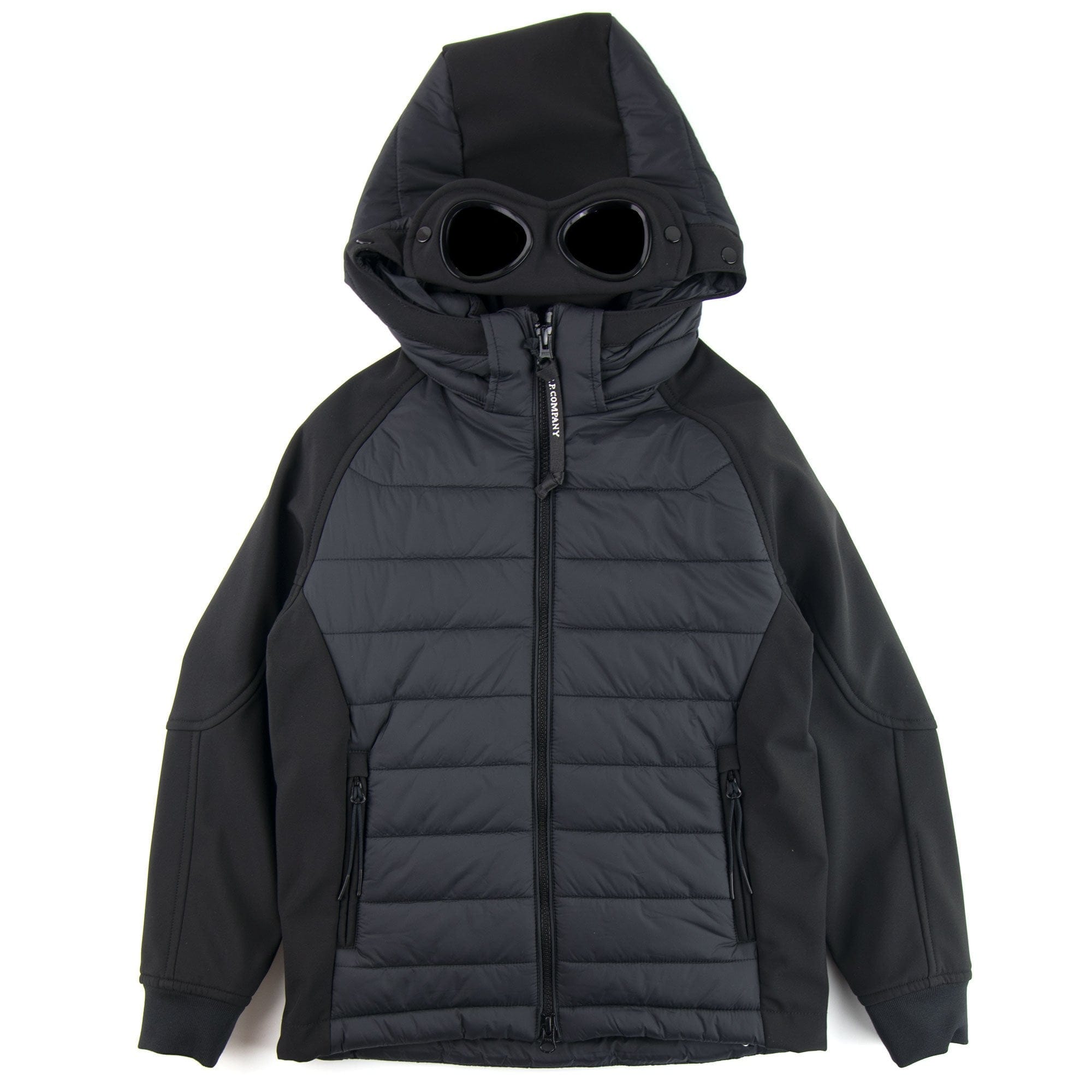 Cp Company Undersixteen Nylon Padded Soft Shell Jacket Black 999