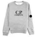 CP Company Undersixteen Basic Lens Crewneck Sweatshirt Grey M93