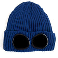 CP Company Extra Fine Merino Wool Goggle Winter Beanie Blue 879