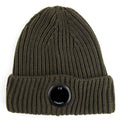 Cp Company Extra Fine Merino Wool Lens Winter Beanie Dusty Olive 661