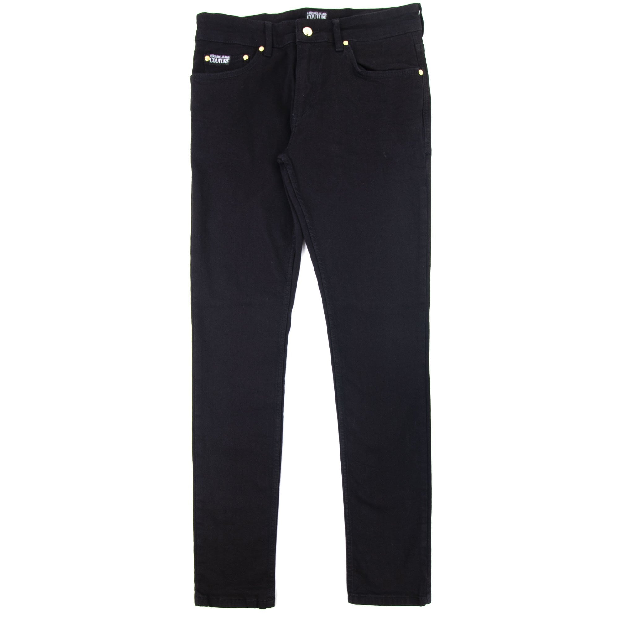 Versace Jeans Couture Slim Fit Denim Stretch Jean Black