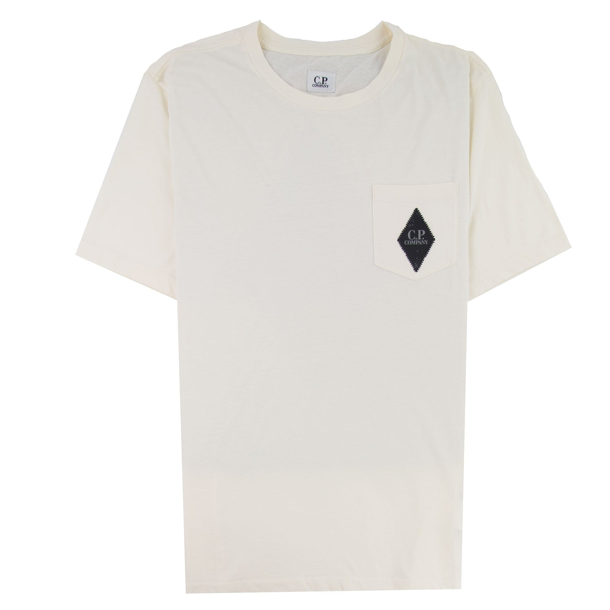 CP Company Diamond Pocket T-shirt Off White 103