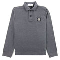 Stone Island Junior Long Sleeve Polo Dark Grey V1067