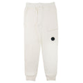 CP Company Diagonal Raised Fleece Lens Sweat Pant Off White 103
