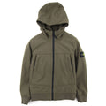 Stone Island Junior Q0130 Soft Shell Jacket Khaki V0054