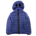 C.P. Company Undersixteen Surf Blue Down Filled Goggle Jacket Navy 878