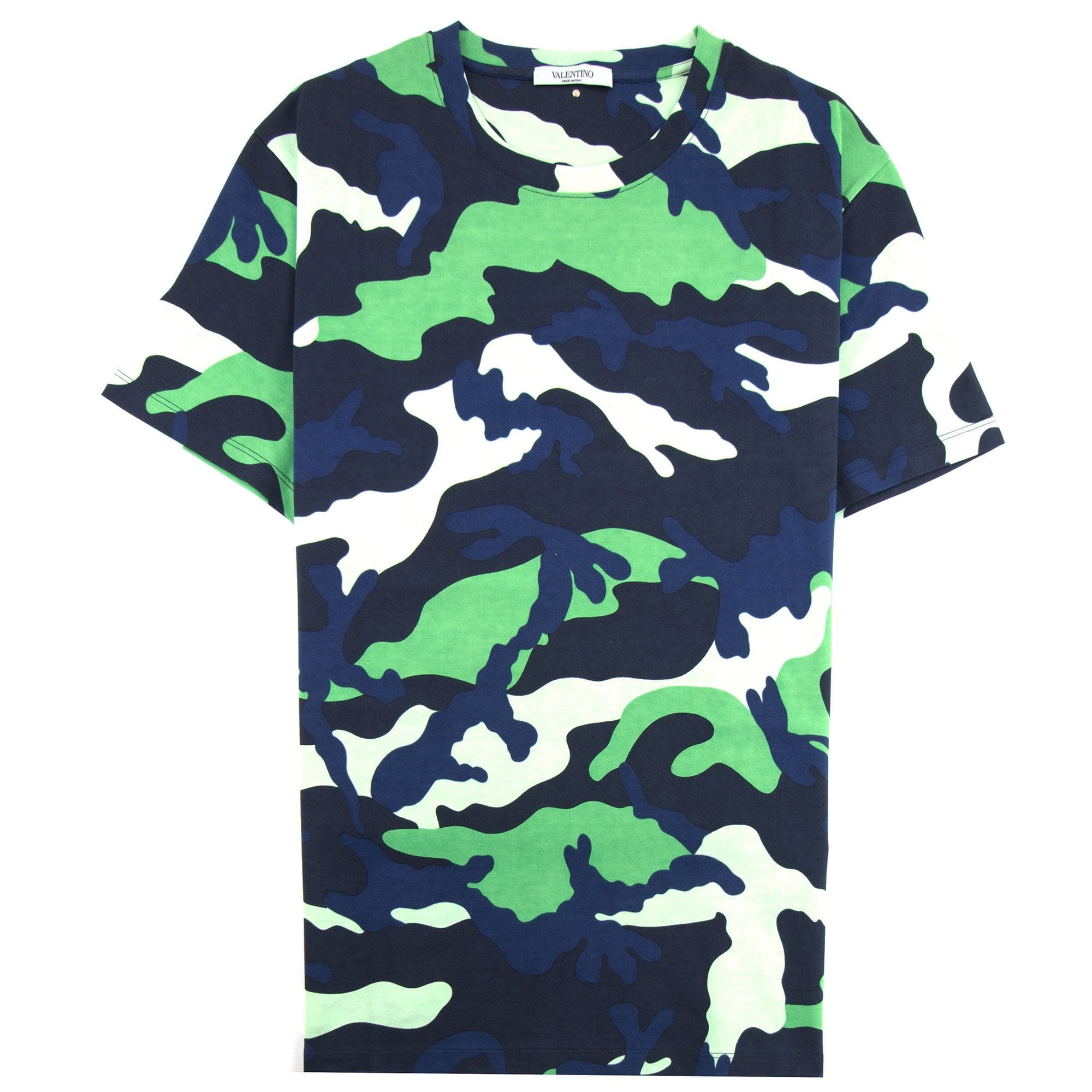 Valentino Camouflage T-shirt Green Camo
