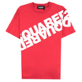 Dsquared2 Kids Mirrored Logo T-shirt Red