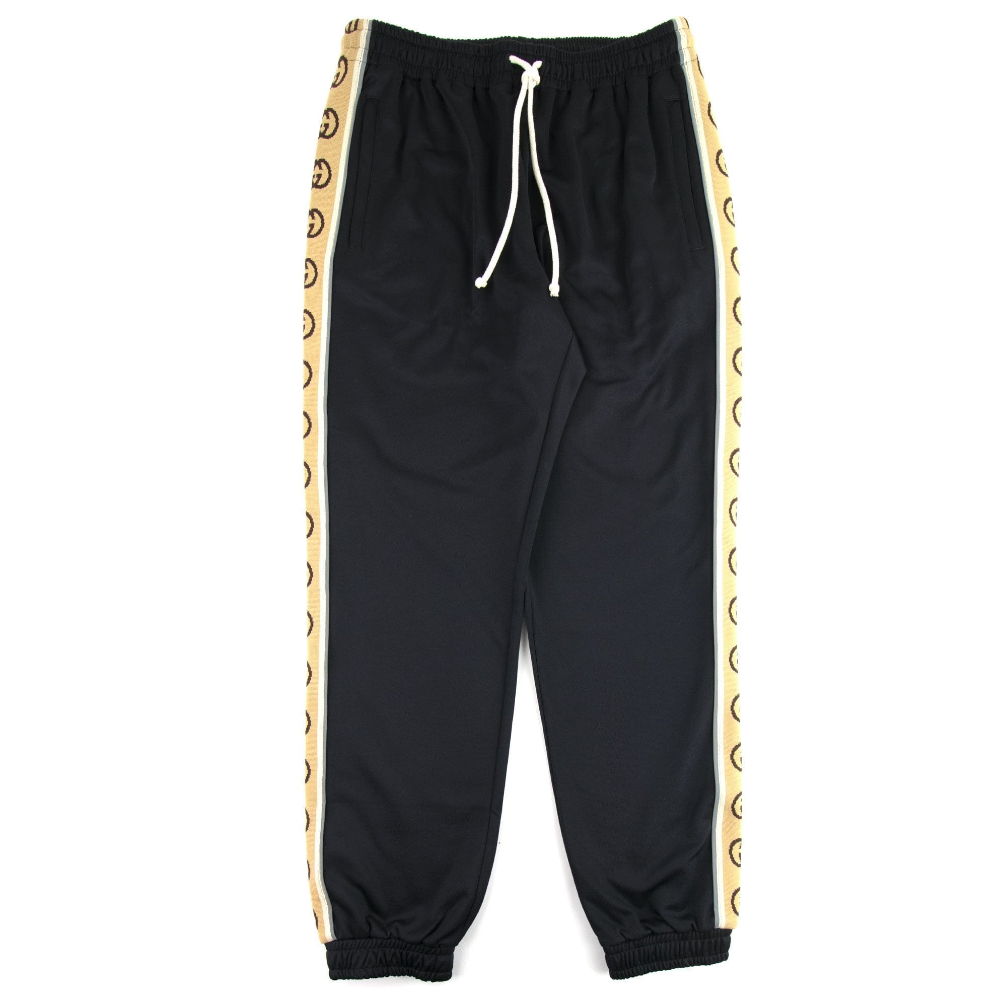 Gucci Loose Technical Jersey Track Bottoms Black