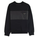 Prada Technical Logo Sweatshirt Black