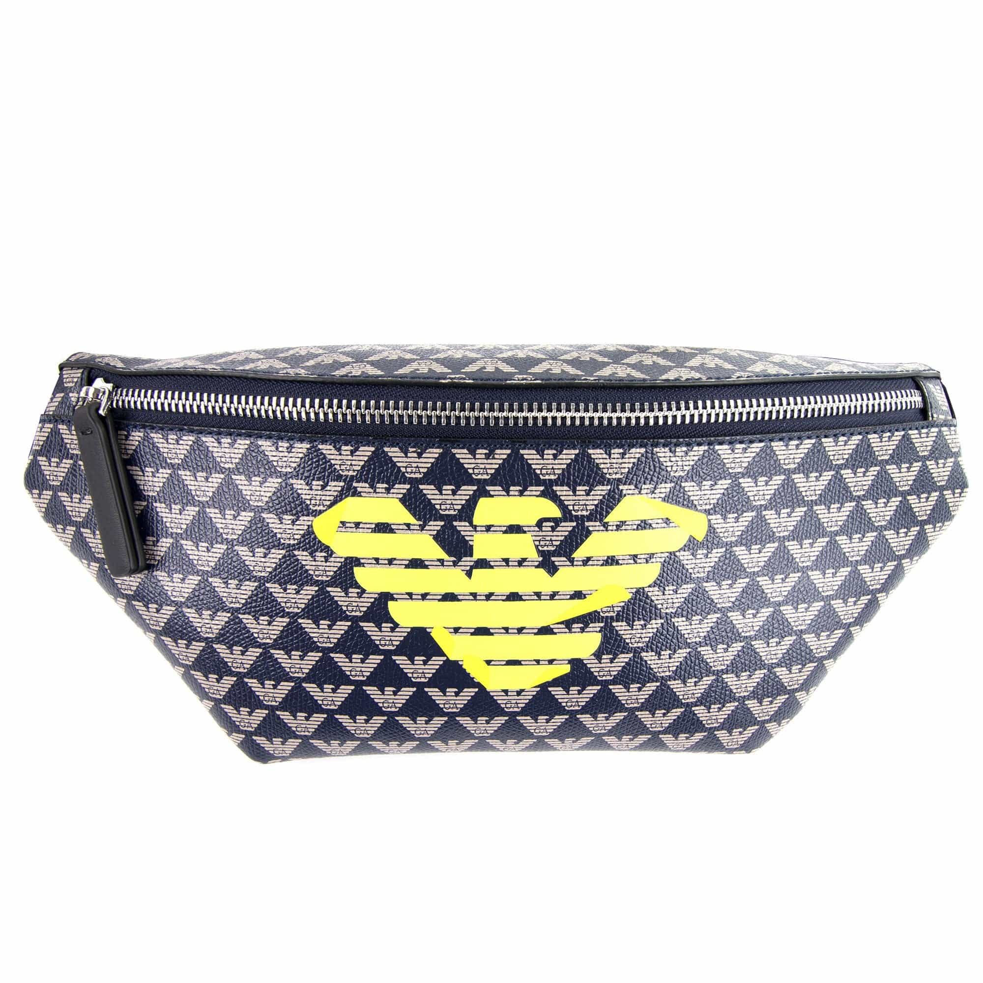 Emporio Armani Jnr Logo Belt Bag Blue