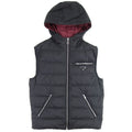 Prada Hooded Down Gilet Nero