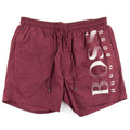 Hugo Boss Octopus Swim Shorts Burgundy