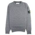 Stone Island Knitted Crew Neck Jumper Dark Grey