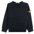 Stone Island Junior Crewneck Sweatshirt Black V0029