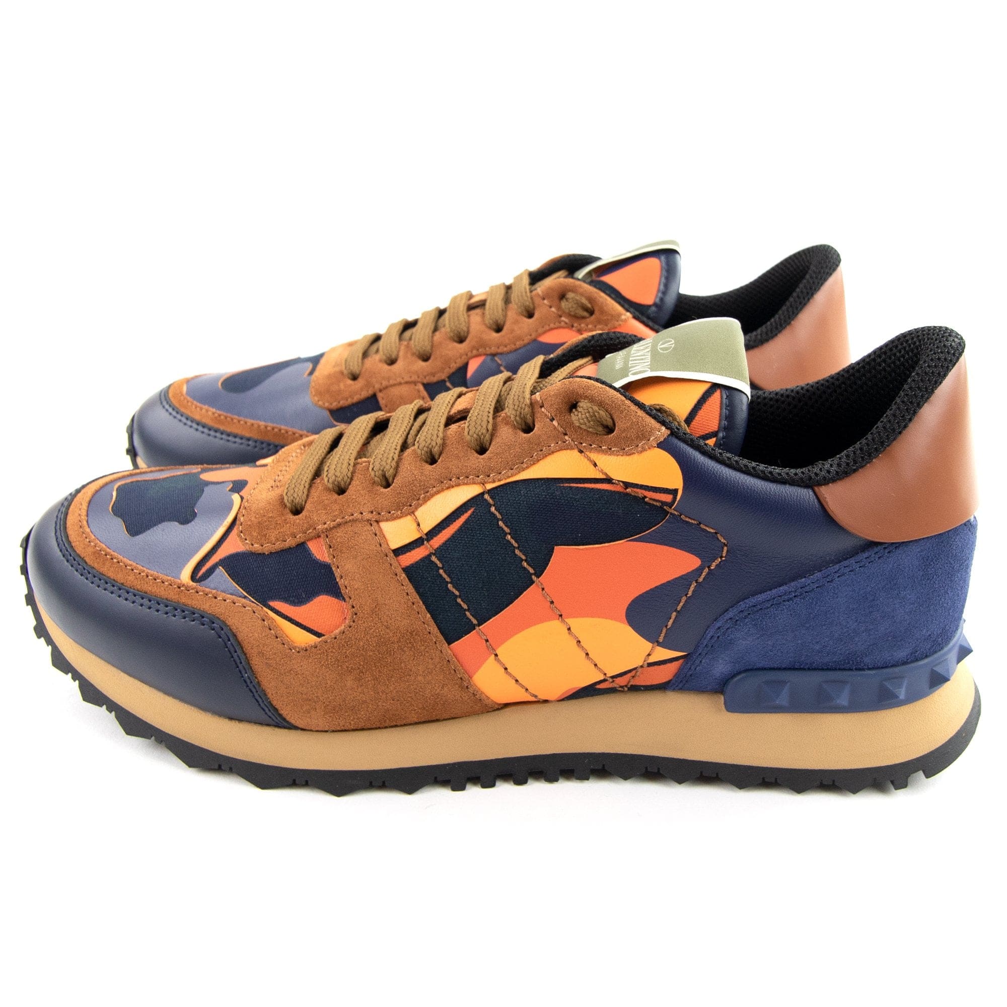 Valentino Camouflage Rockrunner Sneaker Navy LX8