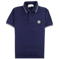 Stone Island Polo Ss Kids Dark Blue V0026
