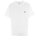 Moncler Maglia Zip Seam T-shirt White 001
