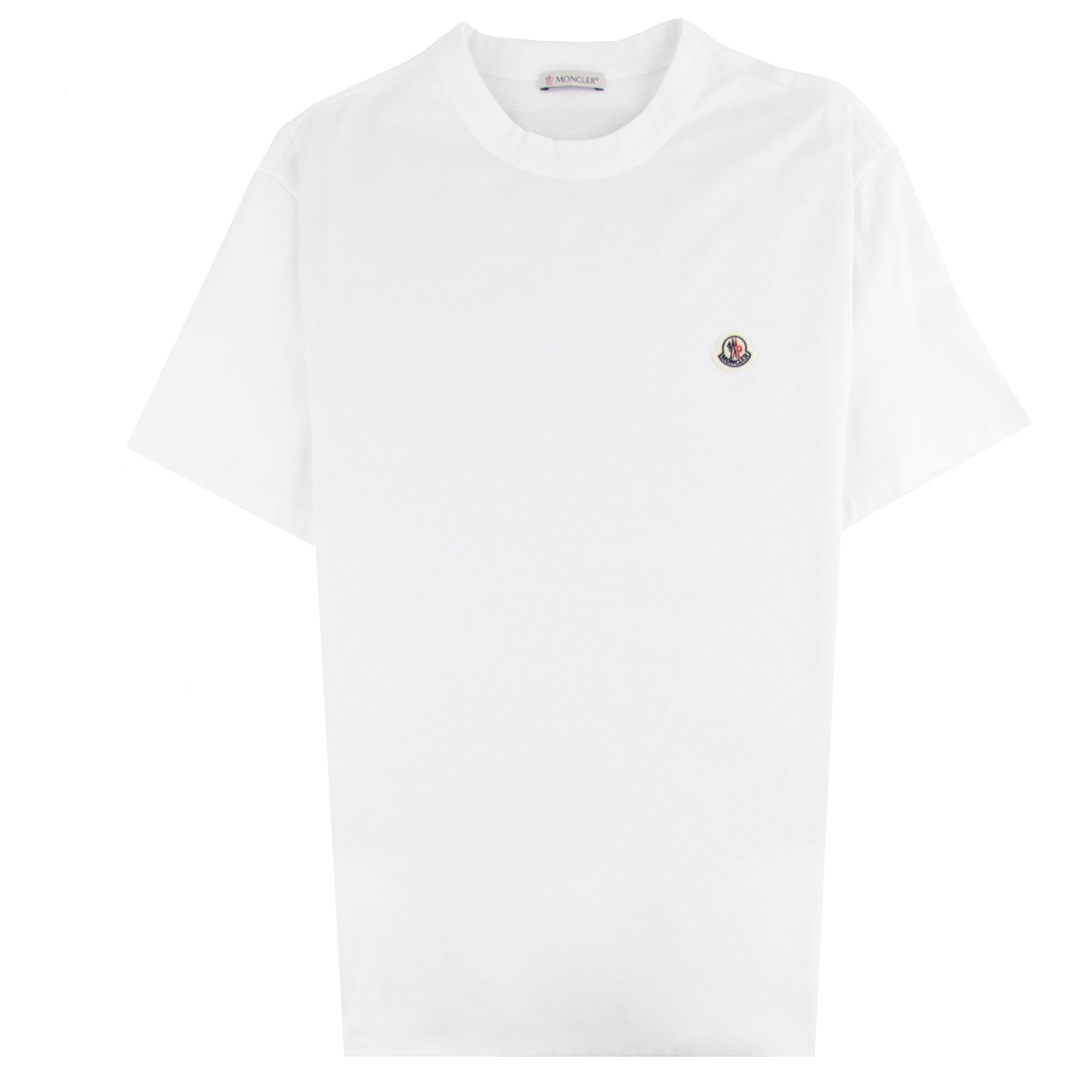Moncler Maglia Zip Seam T-shirt White 001