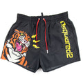 Dsquared2 Tiger Print Shorts Black