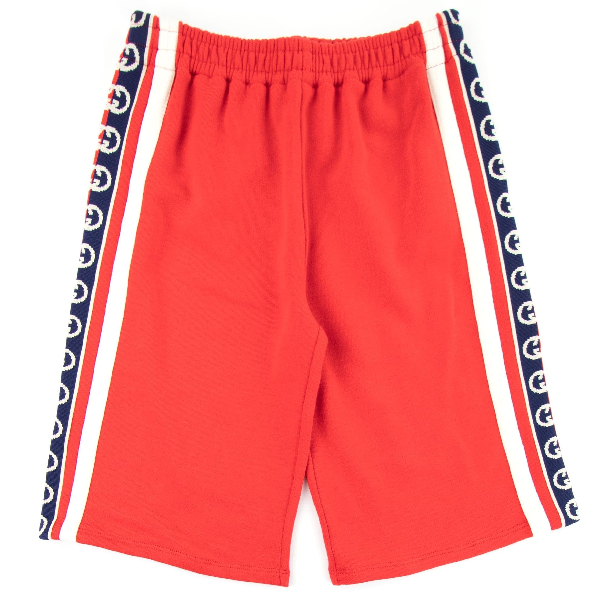 Gucci Junior Interlocking G Shorts Red