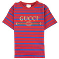 Gucci Junior Striped Logo T-shirt Red