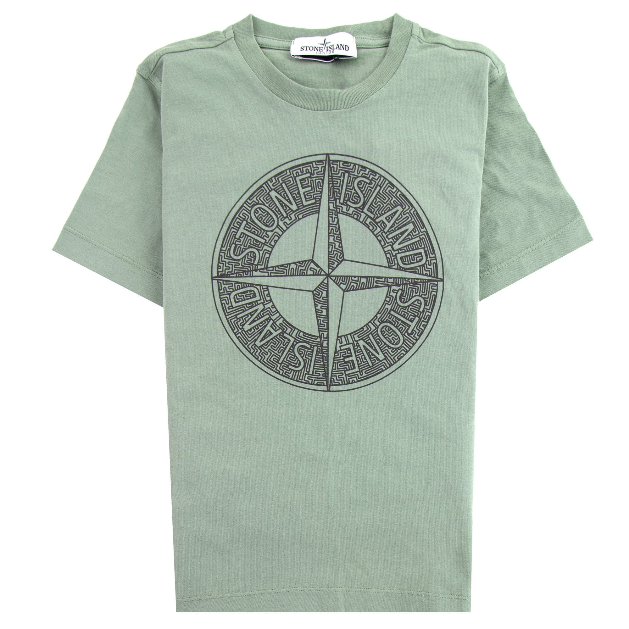 Stone Island Junior 21059 Maze T-shirt Olive V0055
