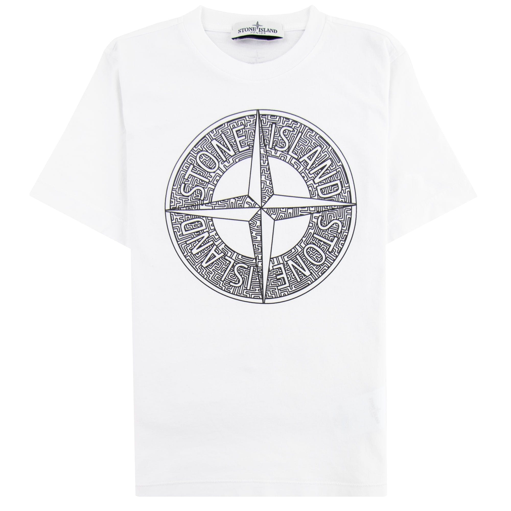 Stone Island Junior 21059 Maze T-shirt White V0001