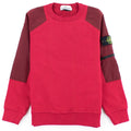Stone Island Junior Nylon Metal Shoulder Sweater Red