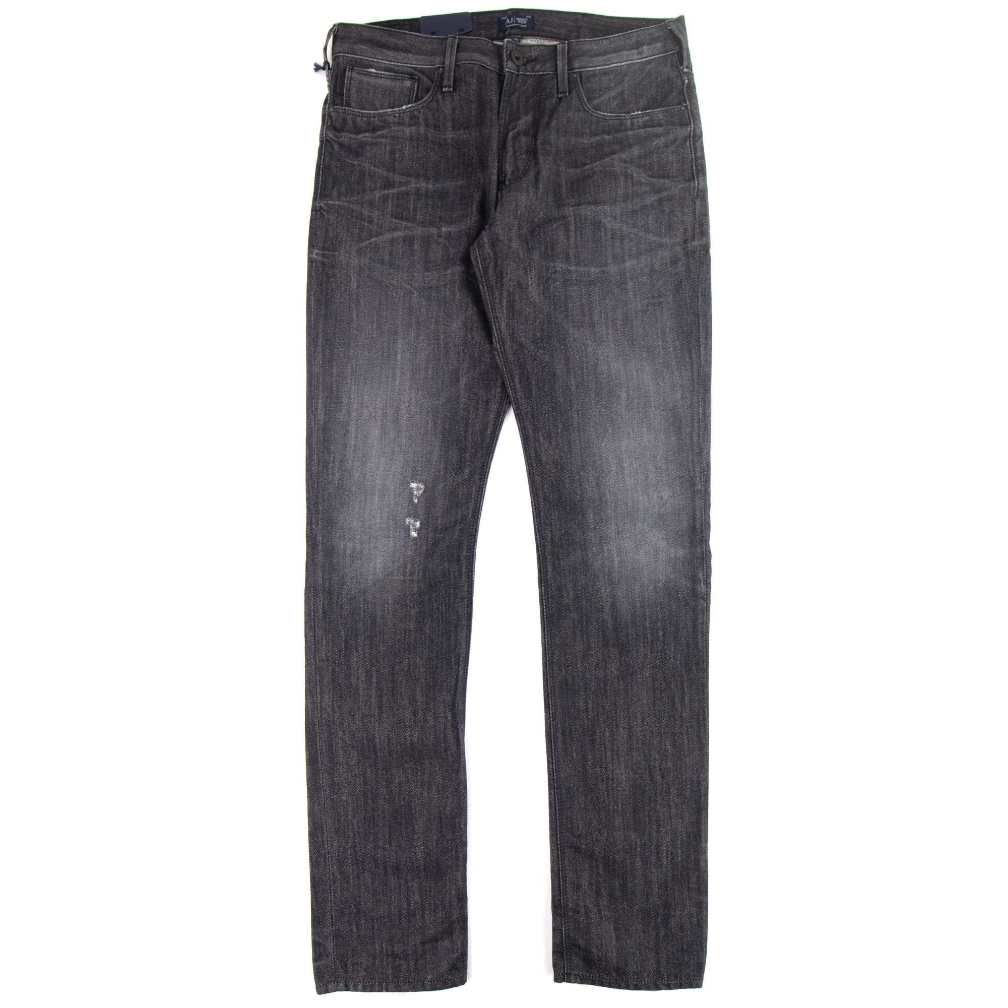 Armani Jeans J06 Washed Denim Jeans Nero