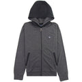 Armani Jeans Zip Up Logo Hoody Grey