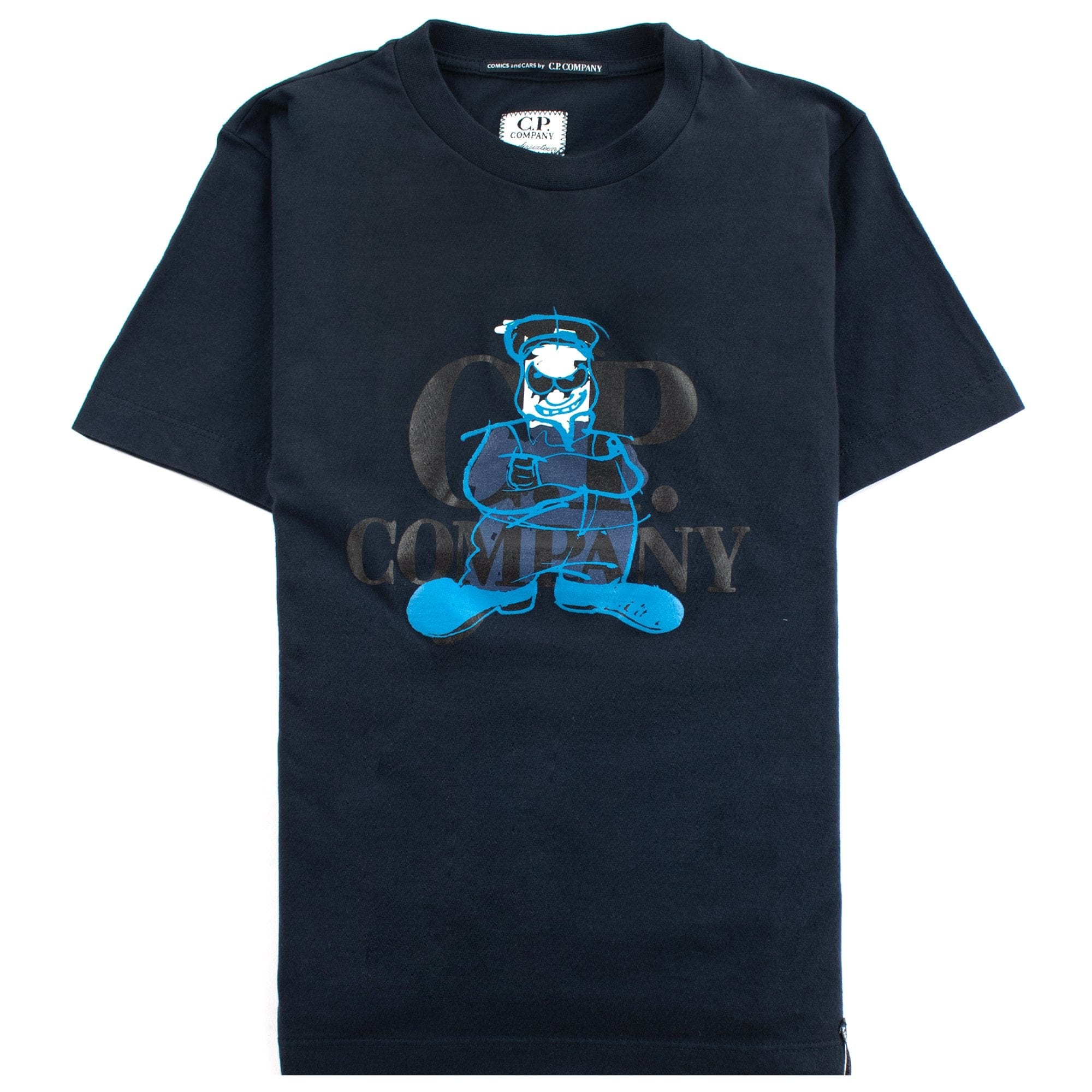 Cp Company Undersixteen Comics And Cars Logo T-shirt Navy 888