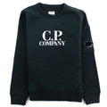 Cp Company Undersixteen Basic Lens Crewneck Sweatshirt Black 999
