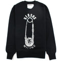 Versace Versus Pin Logo Sweatshirt Black