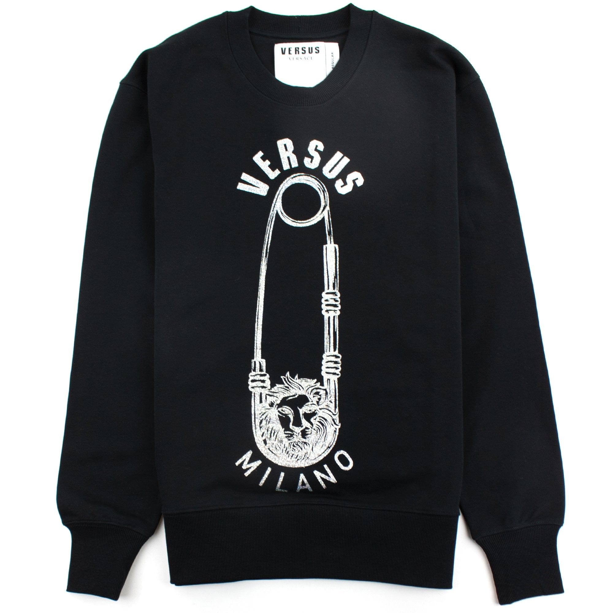 Versace Versus Pin Logo Sweatshirt Black