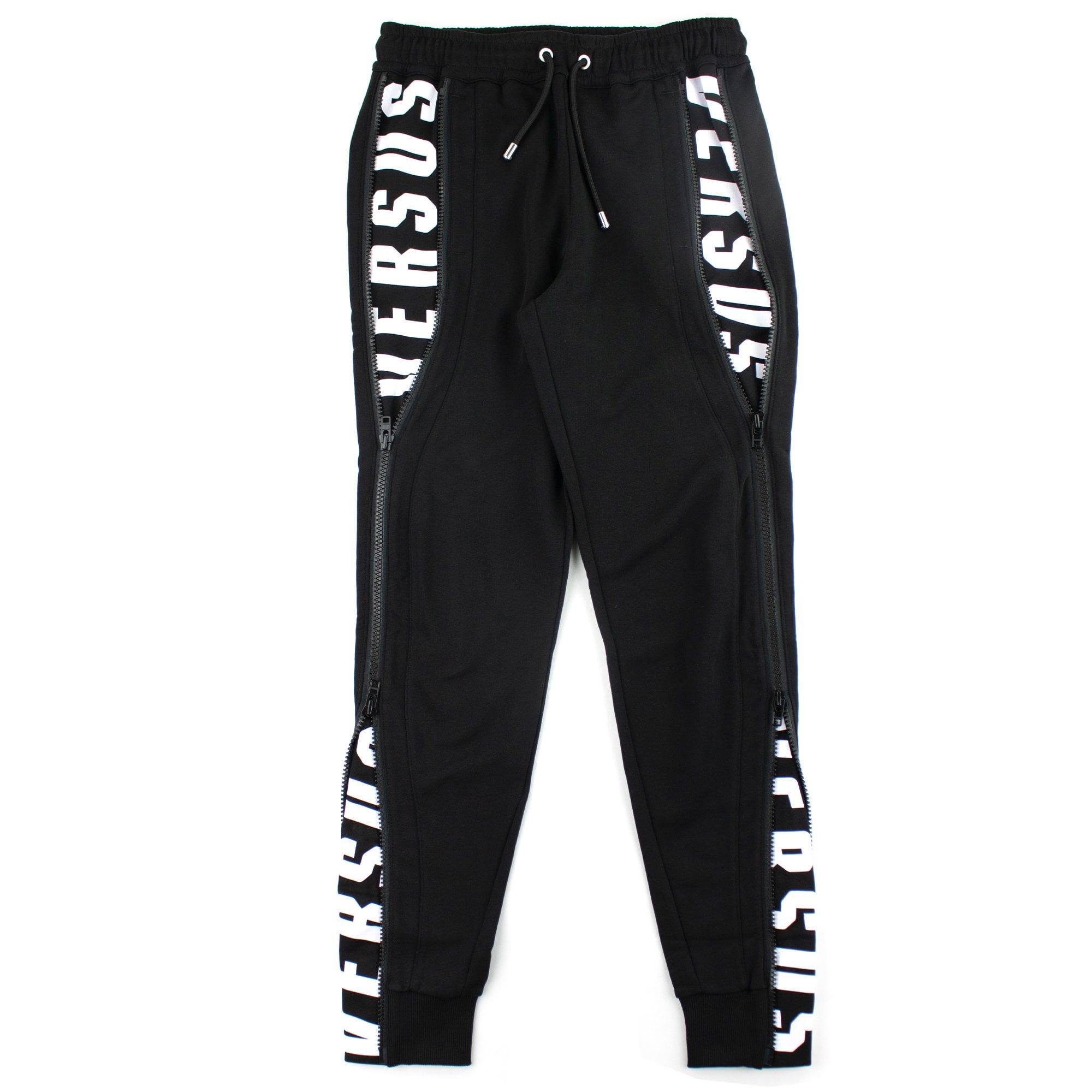 Versace Versus Zip Leg Bottoms Black