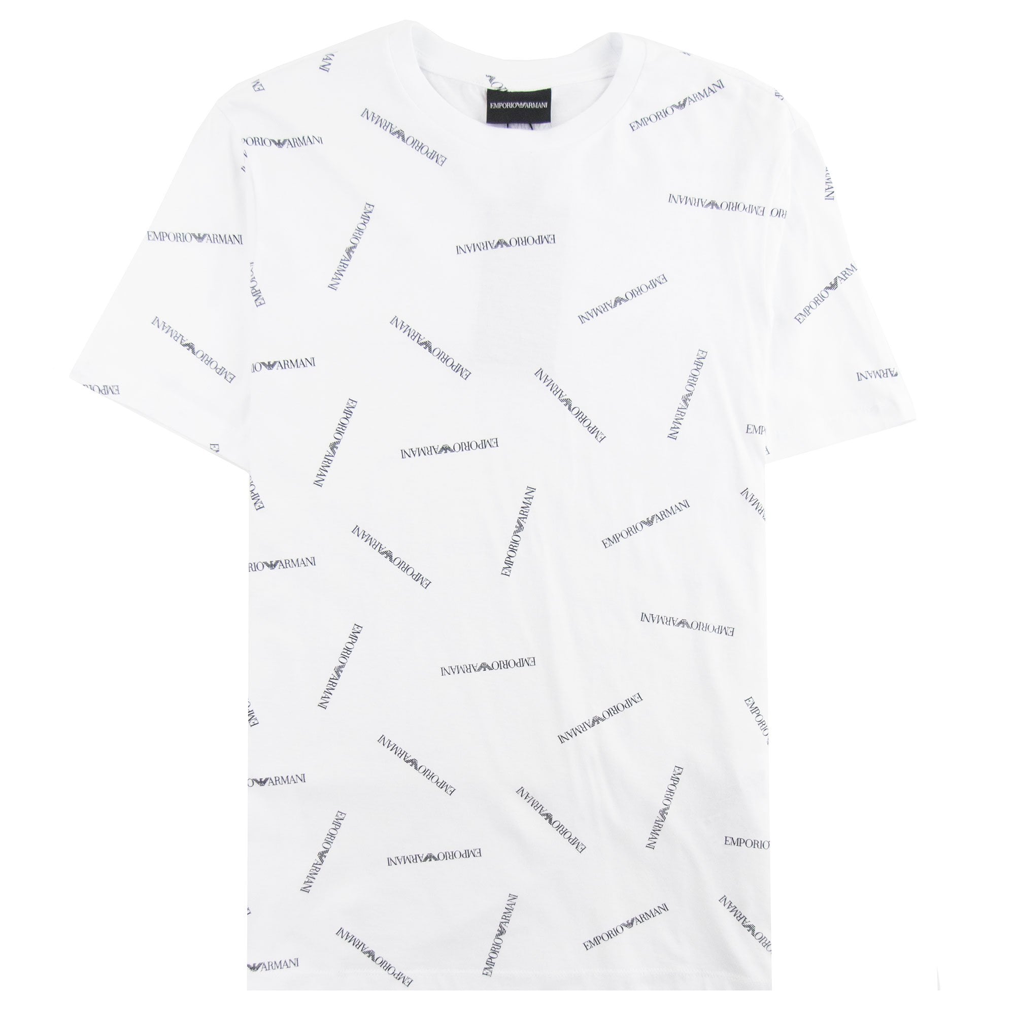 Emporio Armani All Over Print T-shirt White 0100