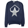 Moncler Star Knitted Sweatshirt Navy