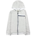 Armani Junior Logo Zipped Sweatshirt Grey