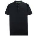 Hugo Boss Regular-fit Polo Shirt In Pima-cotton Black