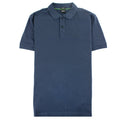 Hugo Boss Regular-fit Polo Shirt In Pima-cotton Navy