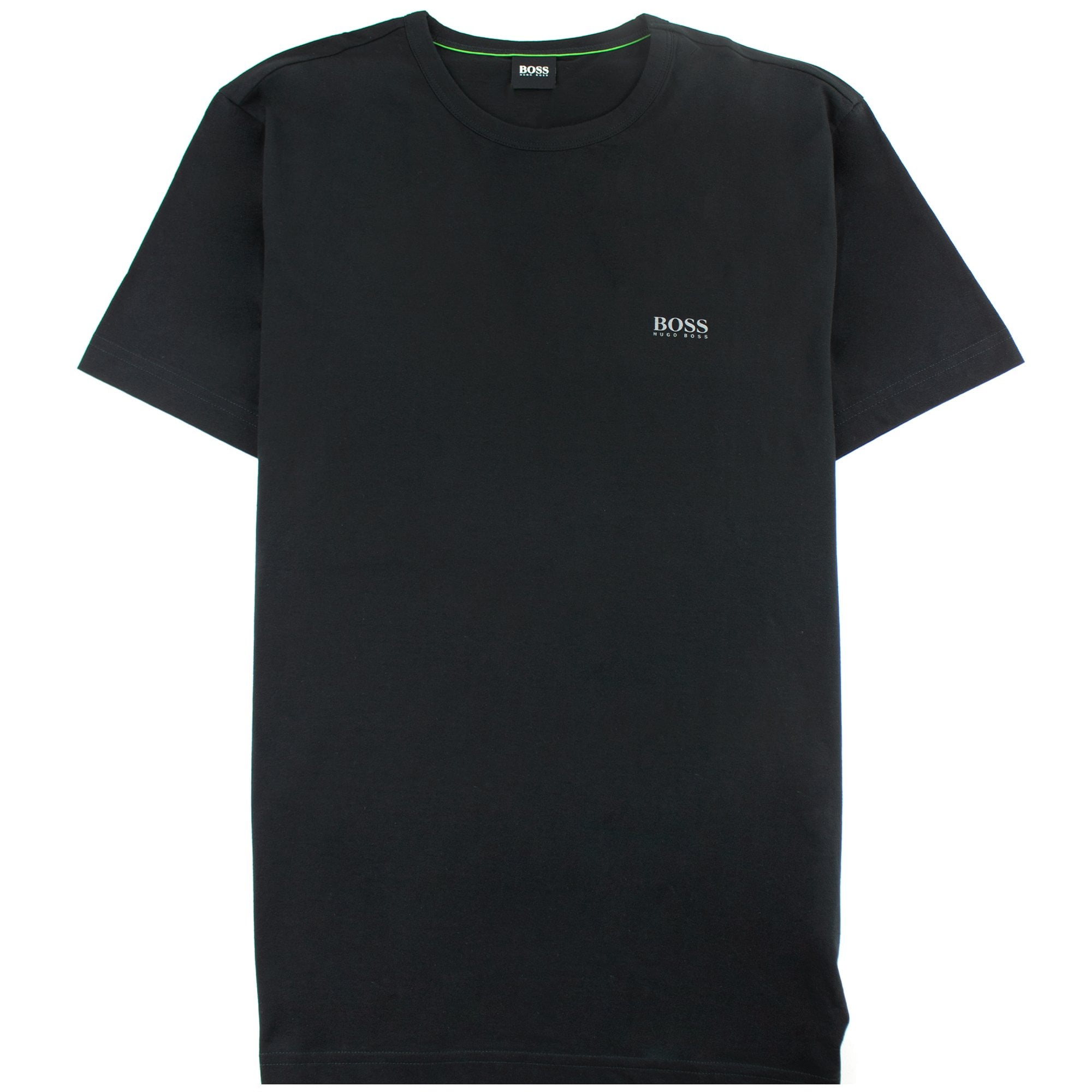Hugo Boss Regular-fit T-shirt With Contrast Logo Black