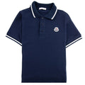 Moncler Junior Maglia Manica Short Sleeve Polo Navy 773