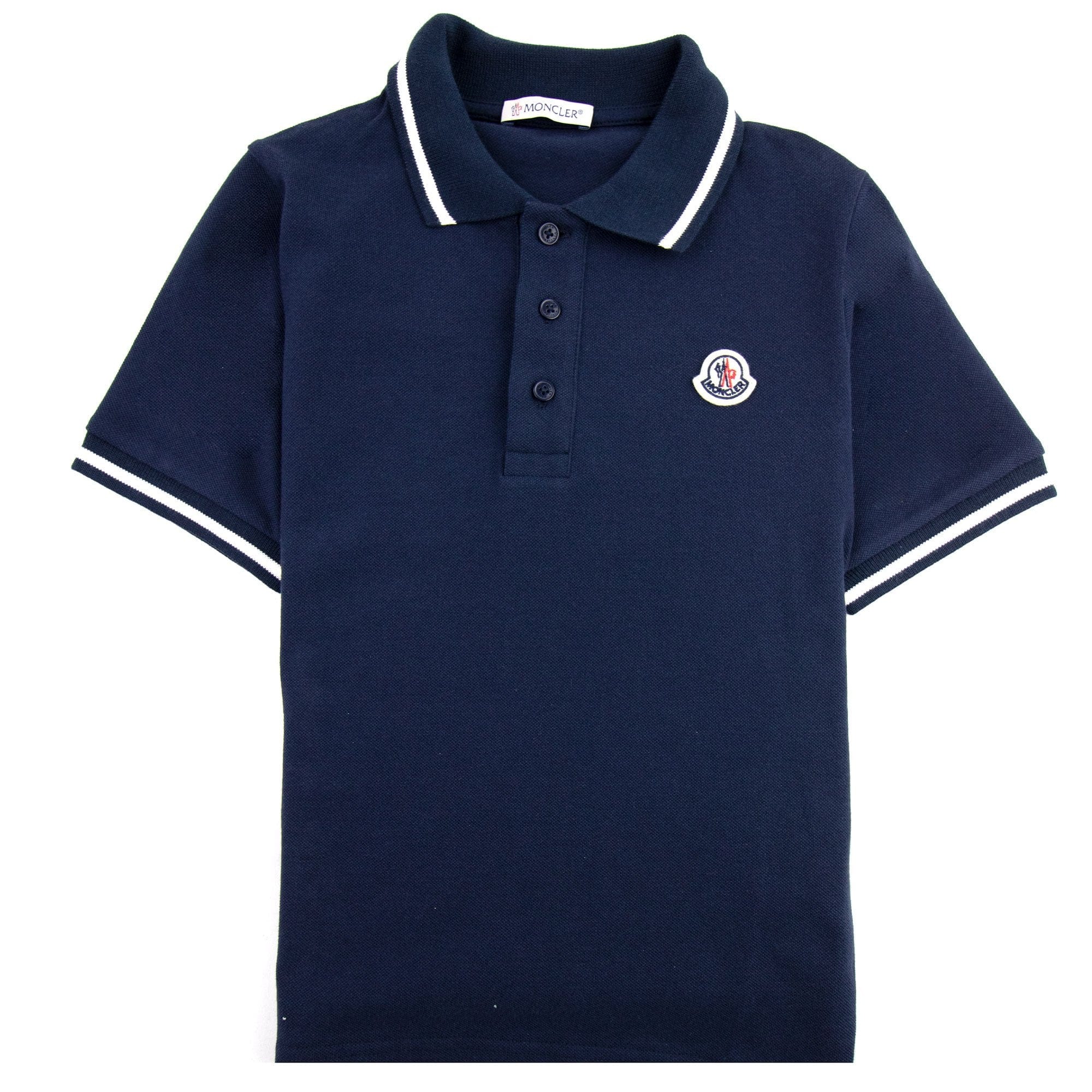 Moncler Junior Maglia Manica Short Sleeve Polo Navy 773
