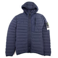 Stone Island 41225 Loom Woven Down Chambers Stretch Nylon-tc Jacket Navy Blue V0020